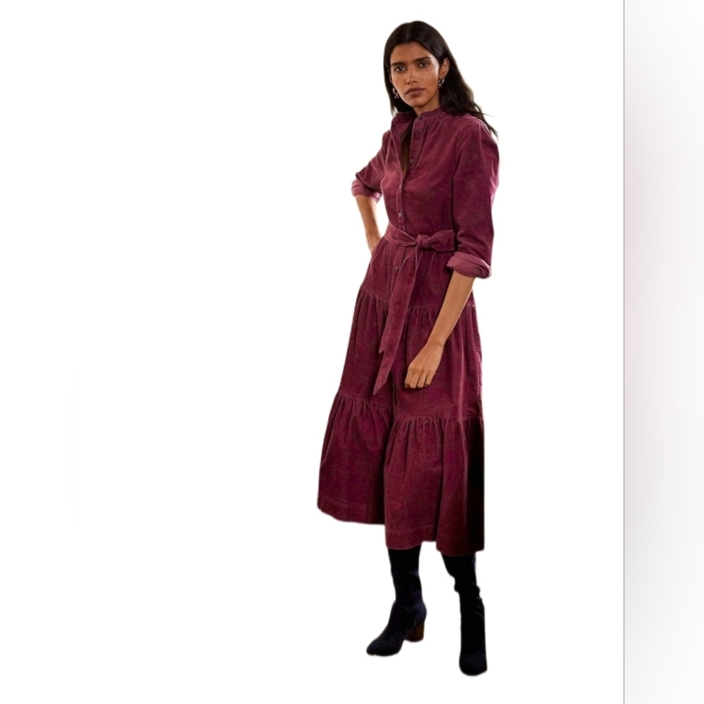Boden Cecily Cord Midi Dress